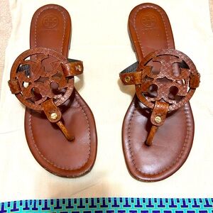 Tory Burch Miller Leather Sandals